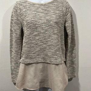 White House Black Market layered look top